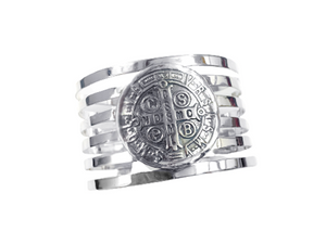 Pulseira Bracelete São Bento - Prata 925