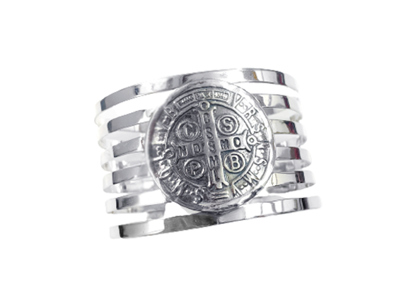 Pulseira Bracelete São Bento - Prata 925
