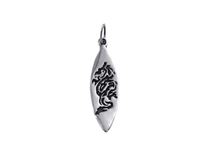 Pingente Prancha Surf Estilizado - Prata 925