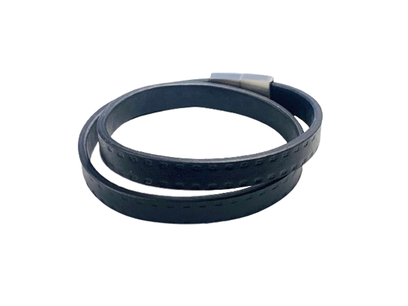 Pulseira Reta Dupla - Aço