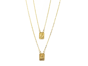 Escapulário Mini Tradicional  - Ouro 18k
