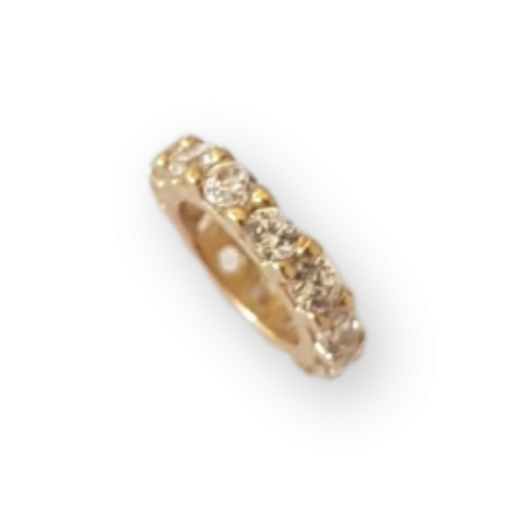 Pingente Separador Fino com Zircônia - Ouro 18k
