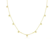 Carregar imagem no visualizador da galeria, Colar Zircônias Mini Choker - Ouro 18k

